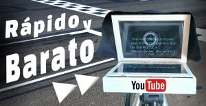 Lee más sobre el artículo TRUCOS PARA RECORDAR TEXTOS EN YOUTUBE (TELEPROMPTER CASERO)