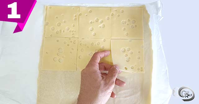 RECETA FÁCIL Y RÁPIDA PARA COMER Y CENAR con Jamón y Queso