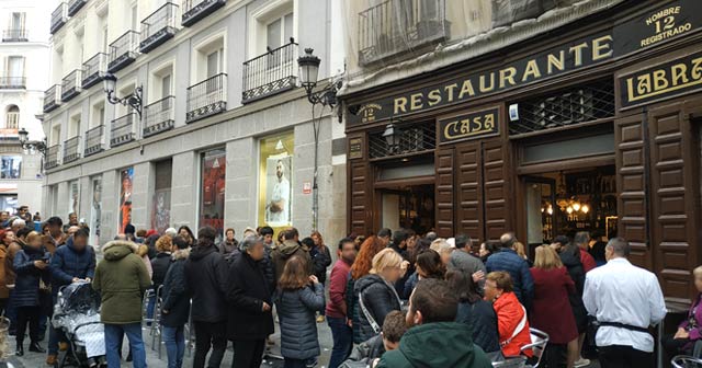 Donde comer en Madrid 