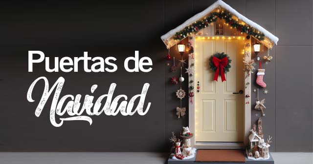 Navidad: Cómo decorar la puerta de entrada de manera fácil